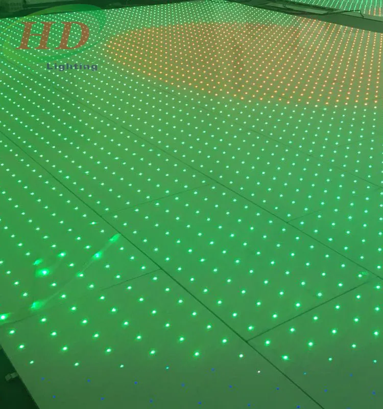 RGB LED Dance Floor , portable led dance floors for sale