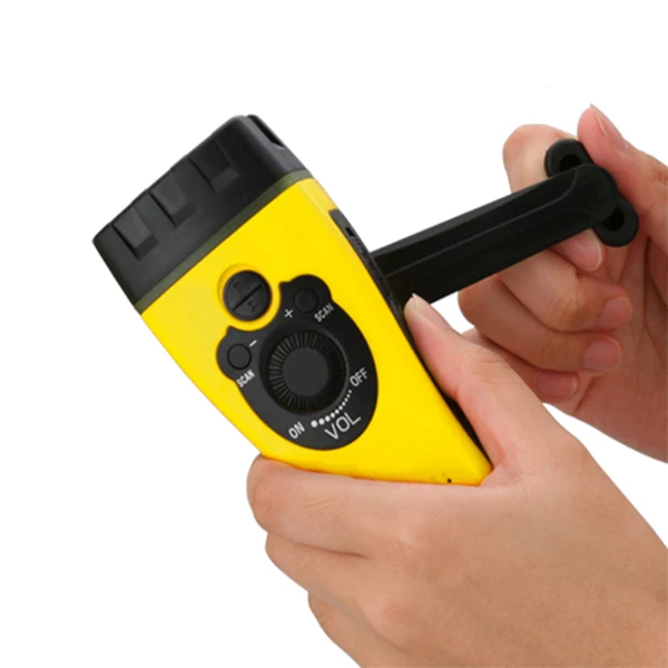 Динамо ручной фонарик для чрезвычайных ситуаций с зарядным устройством для мобильного телефона