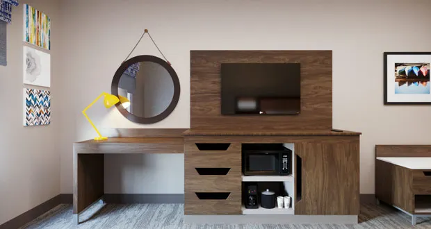 Custom Made Hotel Design Hampton Inn Hotel Bedroom Furniture Set