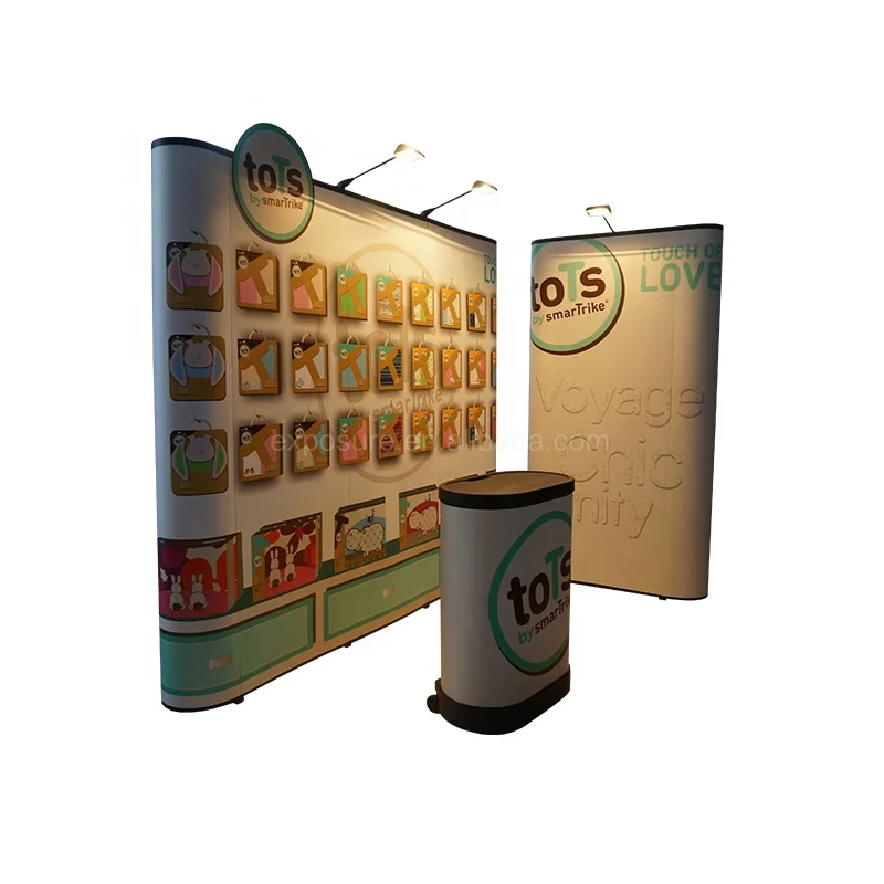 Easy Assembly modular lightweight tradeshow backdrop stand for exhibition