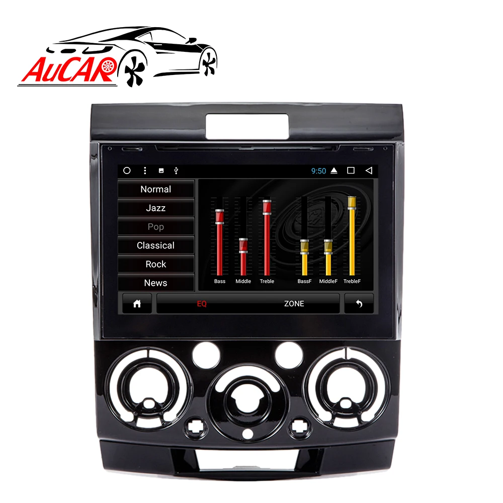Автомагнитола AuCAR для Ford Ranger F250 2006-2011, 8 дюймов, Android, DVD, GPS, Wi-Fi, 4G, GPS