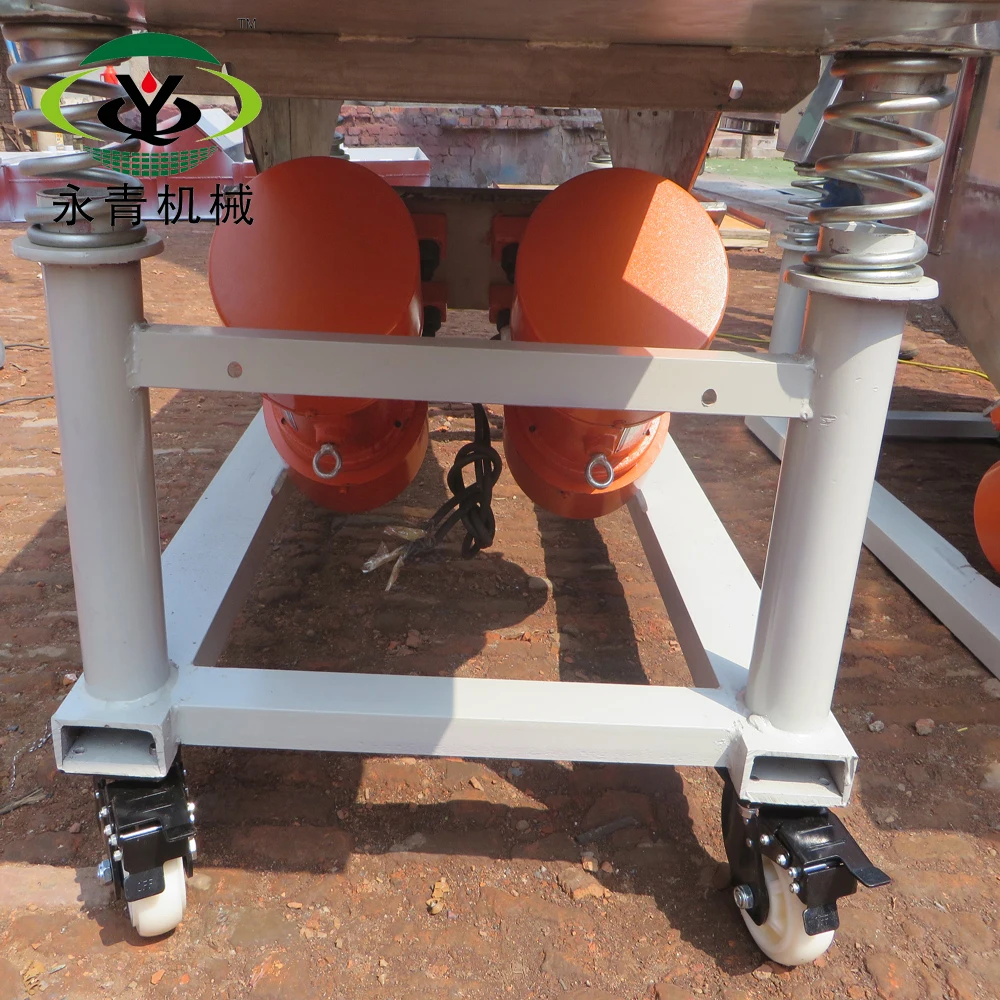 High efficiency rectangle vibrating screen machine for cashew, coffee beans