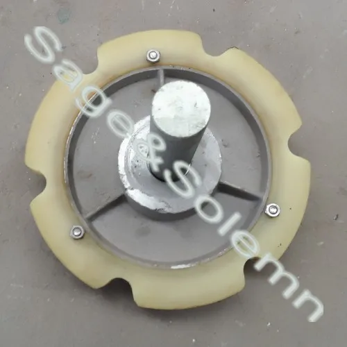 180degree Corner Wheel with Stainless Steel Frame for Overhead Conveyor Poultry Slaughter Line