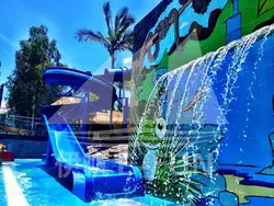 Australia Holiday Water Park 9,000 Fiberglass Water Slide for Water Park Equipment for Sale