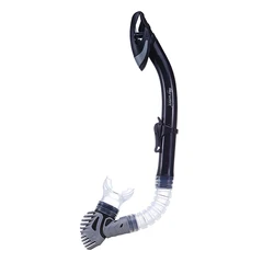 Wave Diving snorkel silicone training snorkeling for freestyle training dry top  scuba diving snorkel