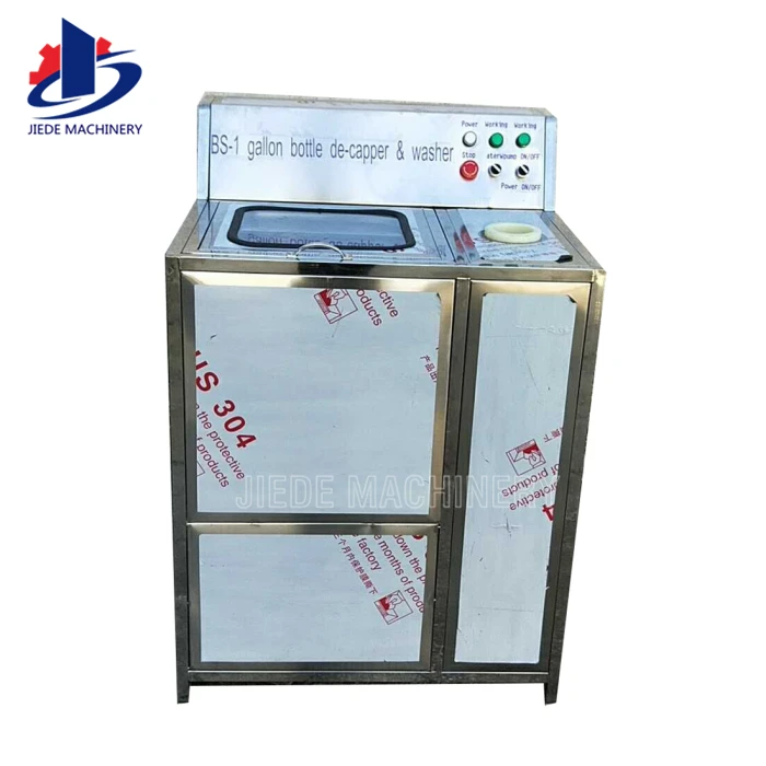 3-5 gallon De-capper and washer Machine for Gallon bottle de-capper & washer
