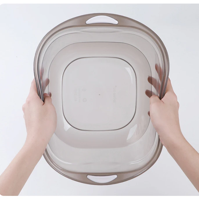 
Manufacturer wholesale price PP household fancy plastic wash basin 