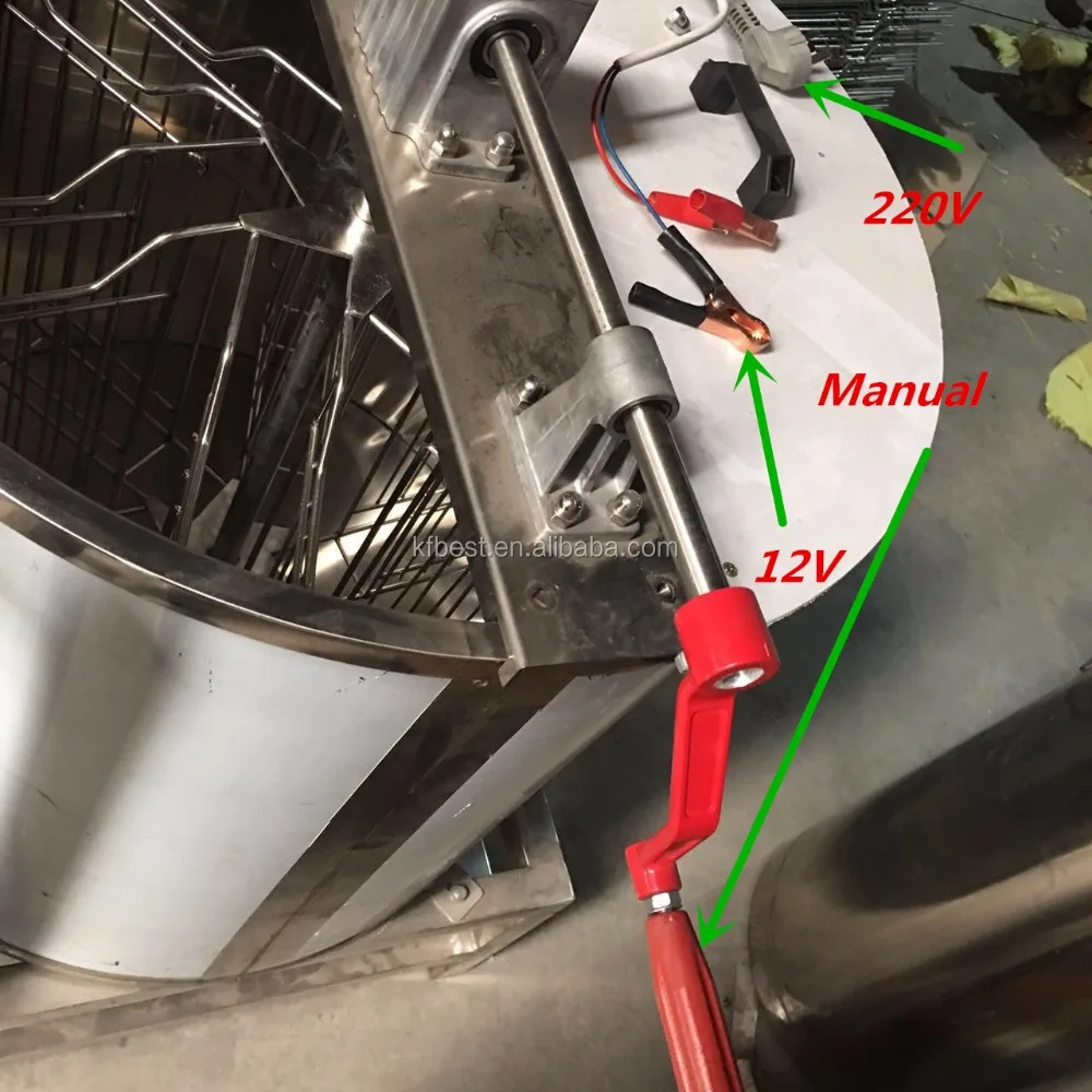 New design 220V/110V/12V/manual multi-fuctional  honey extractor