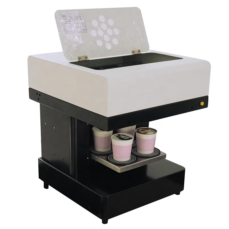 3d edible ink selfie edible food macaron 4 cups coffee printer for sale