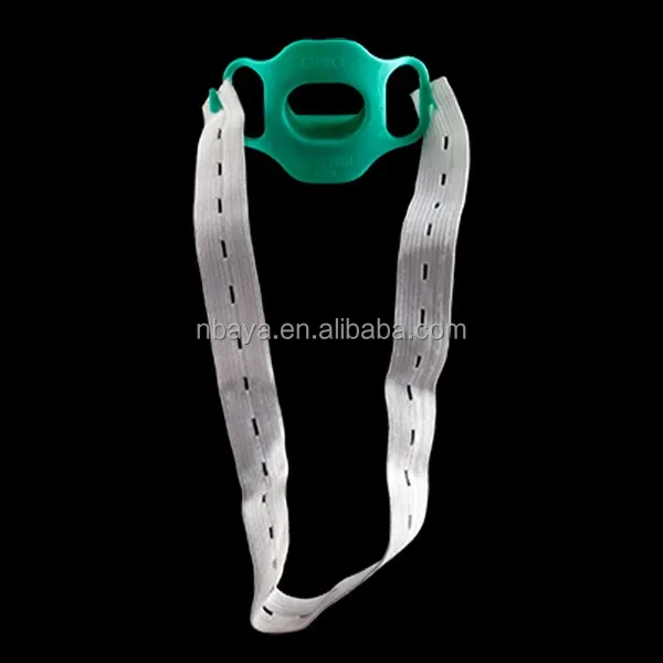 Disposable endoscopy bite block mouth guard with strap