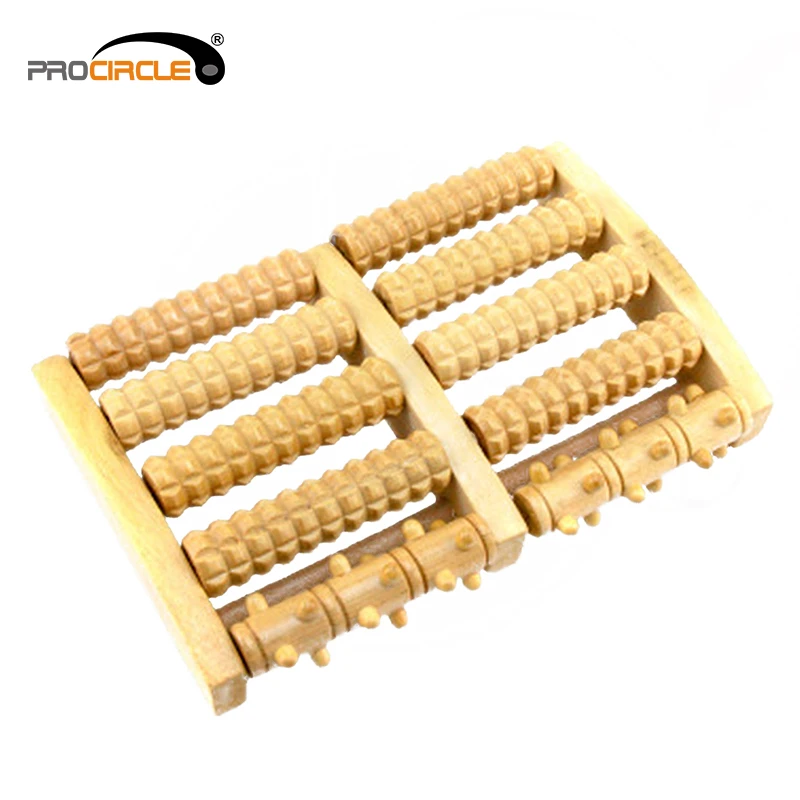 Home Use Body Health Care Wooden Foot Massage Roller/Foot Massage Tool