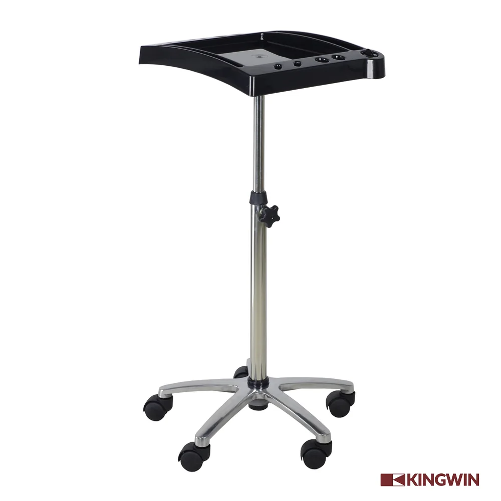 Durable Black Salon Service Tray