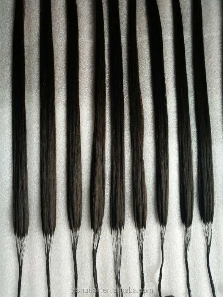 high quality wholesale price ombre color hair Feather line extensions virgin brazilian hair extension