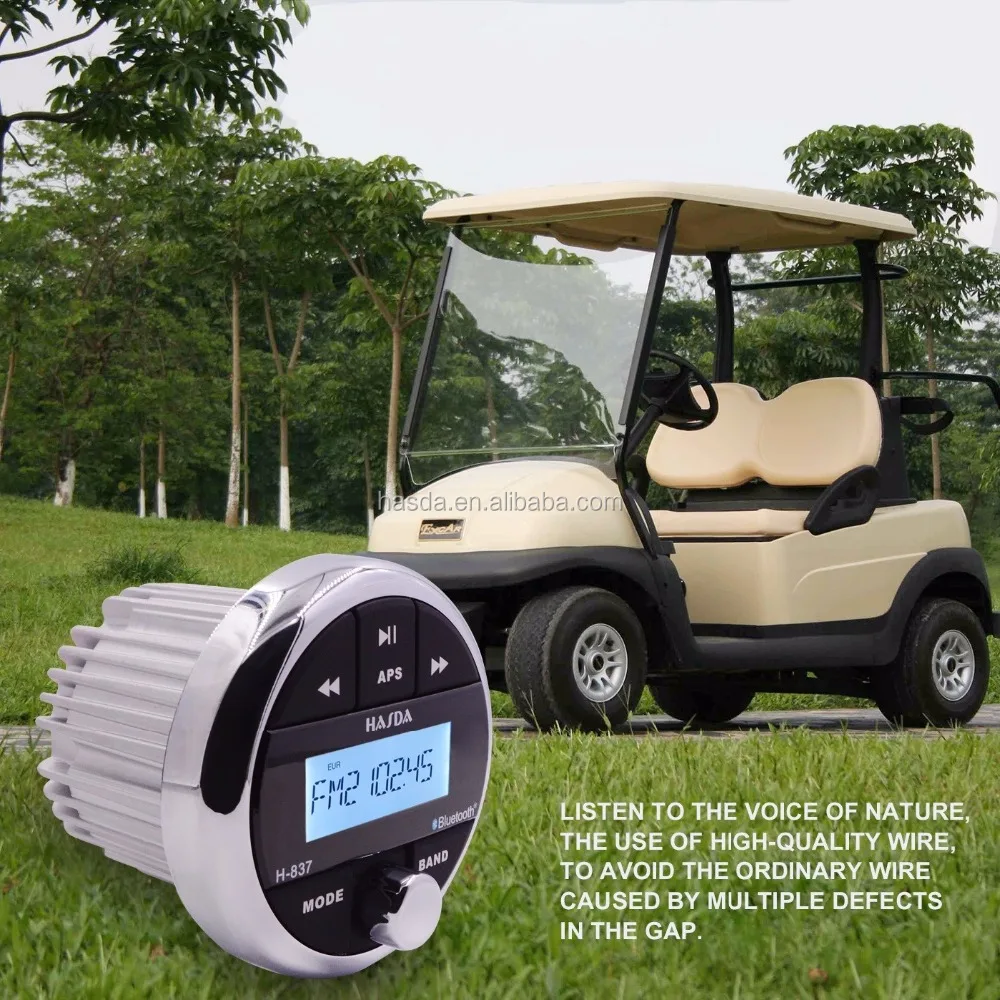 Highly competitive marine mp3 player stereo Radio Blue-tooth Ip66 for ATV UTV Boat Yacht