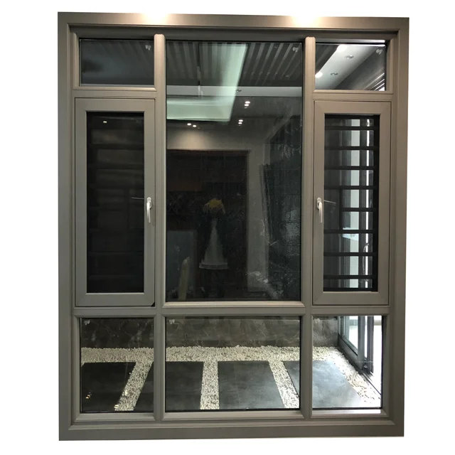 American standard size window glass wholesale new house window 12mm window grill design for safety