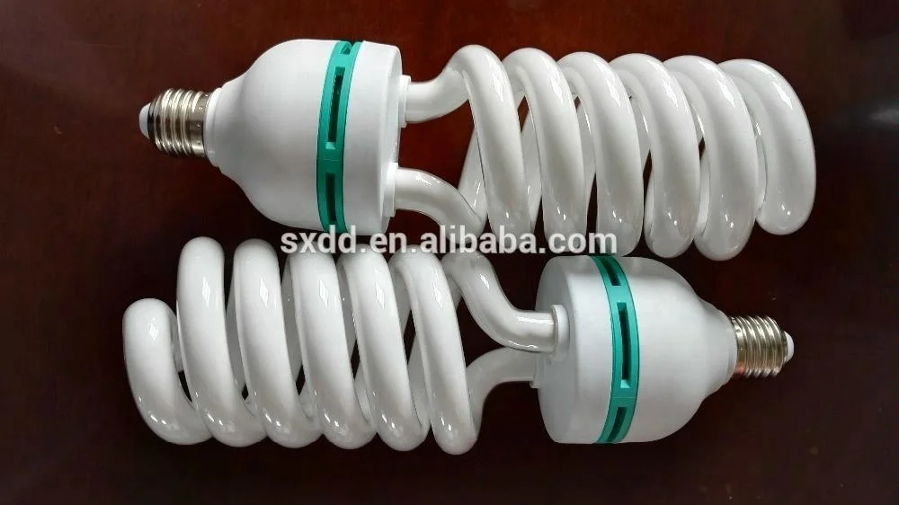 free samples compact fluorescent lamp China suppliers Spiral energy saving lamp high power high lumen 55W 65W 85W 105W E27 B22