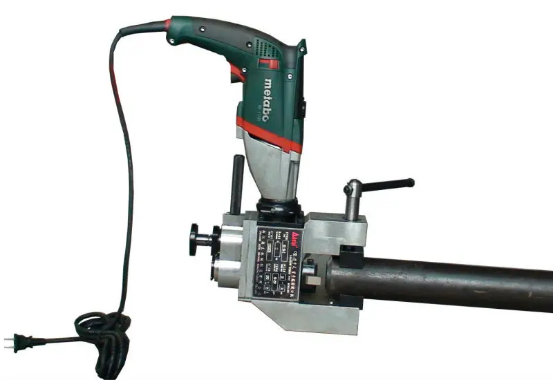 Aotai ISC-76-II automatic feed self centering small size pipe cold beveling machine Metabo
