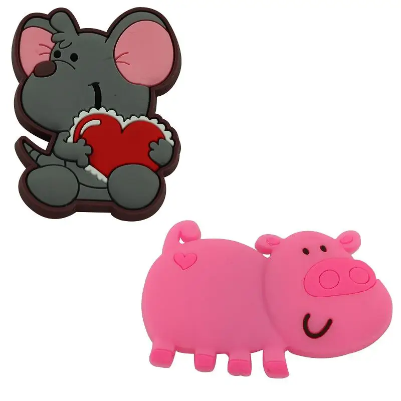 Fridge Magnet Waterproof Souvenir Paper Designs Soft PVC Rubber New Year Modern Europe Chinese Custom 2d Animal Large 300pcs