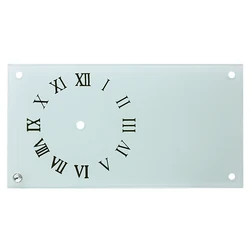 12 inch sublimation glass blank glass clock frame