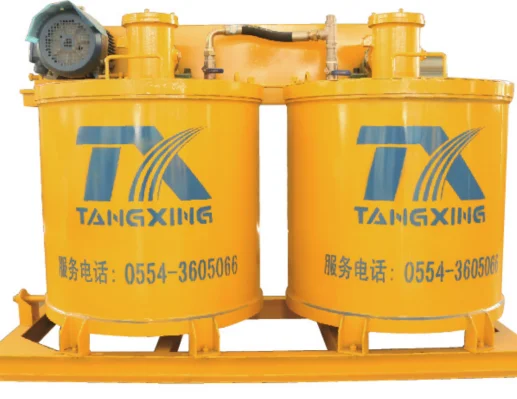 China trenchless/underground Double-barrel slurry mixer for pipe jacking machine sale