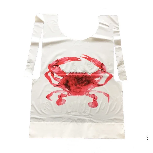 Lobster and Crab Feast Disposable Plastic Bib