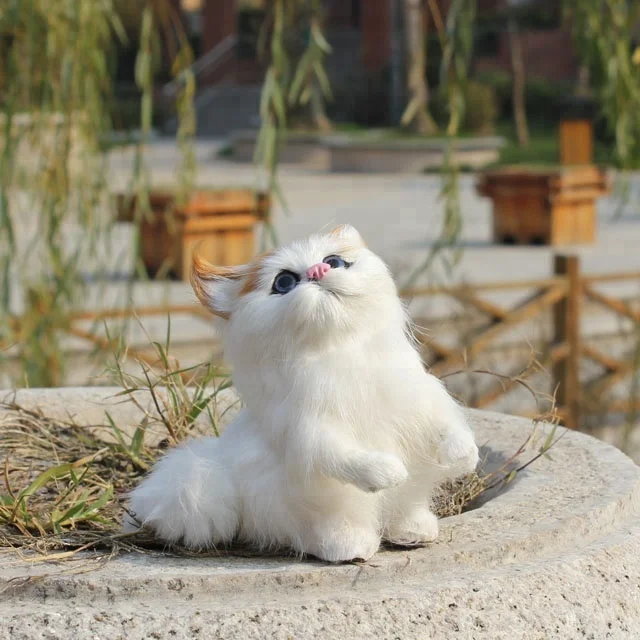 Super Cute Simulation Cats Furry Kittens Doll Toy