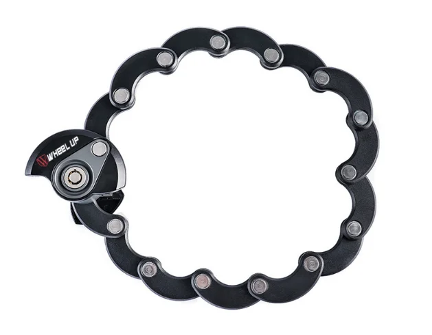 SY-5-CL004 Bike Locks, Hamburger Shape Cycling Bicycle Anti Theft Folding Lock, High Security Chain Lock For Mountain Bike