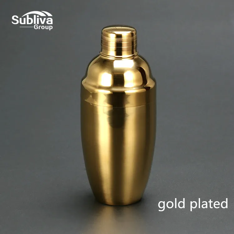 Deluxe Cocktail  Shaker  Stainless Steel 3 Colors Bartender Bar Tool Classic Bar Cocktail Shaker