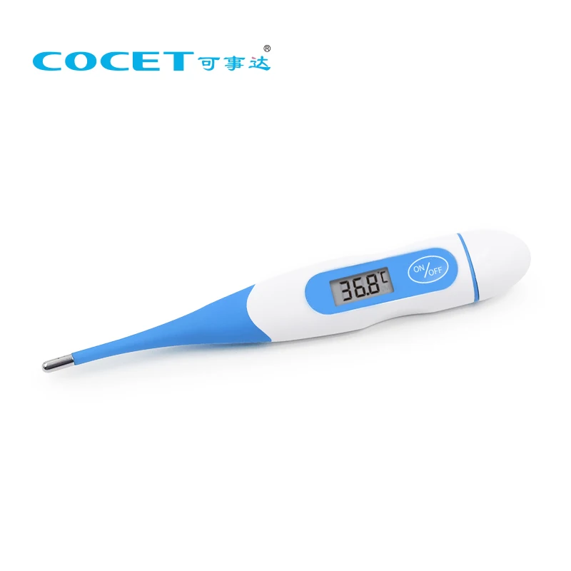 OEM CE Certification Accurate 2 Decimal 0.01 Electronic Digital Ovulation Basal Body Thermometer With Flexible Probe