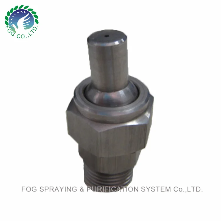 High Pressure Coolant nozzle for CNC Machines, lockable universal ball nozzle