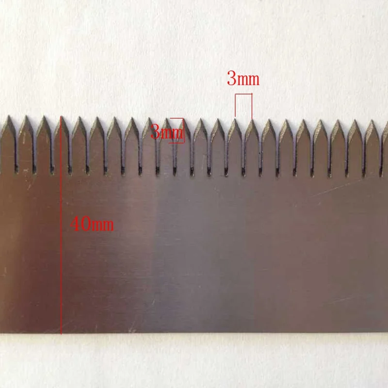 Точечное зубчатое лезвие ножа для машины для резки сумки