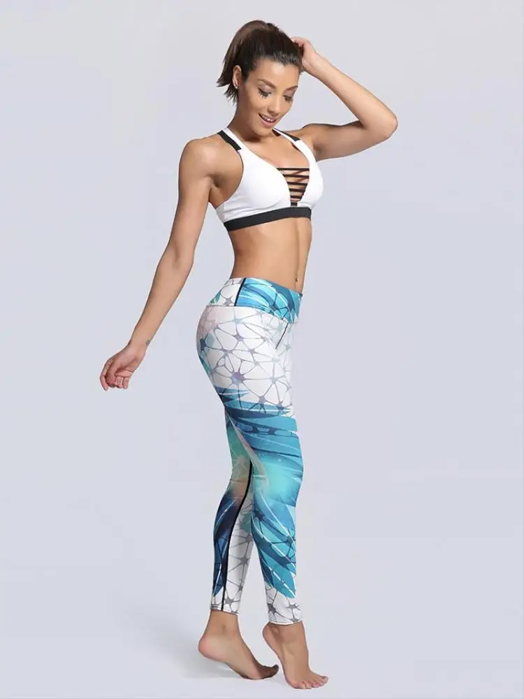 SAUANN Custom Wholesale Push up Yoga Clothing Teen Girls Pantyhose Tights Leggings Yoga