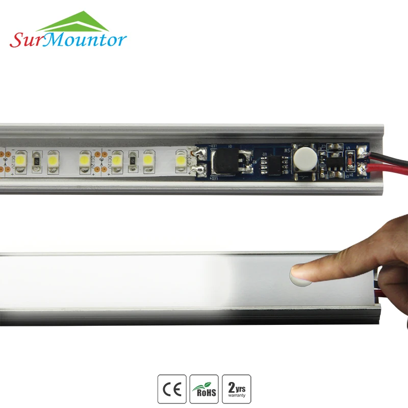 Led Touch Dimmer,Mini Button Switch For Led Strip Light