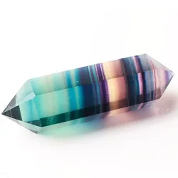 Crystal Image Product Type Point Crystal Material Point Rainbow Fluorite Double Terminated Crystal Point