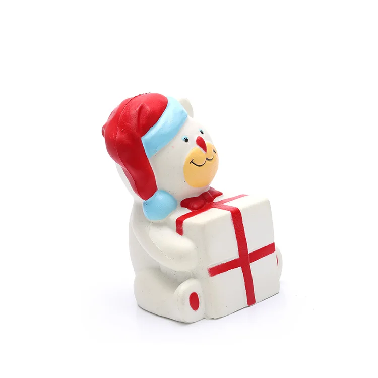 Пользовательские китайский ПУ пены персонализированные polar bear стресс мяч