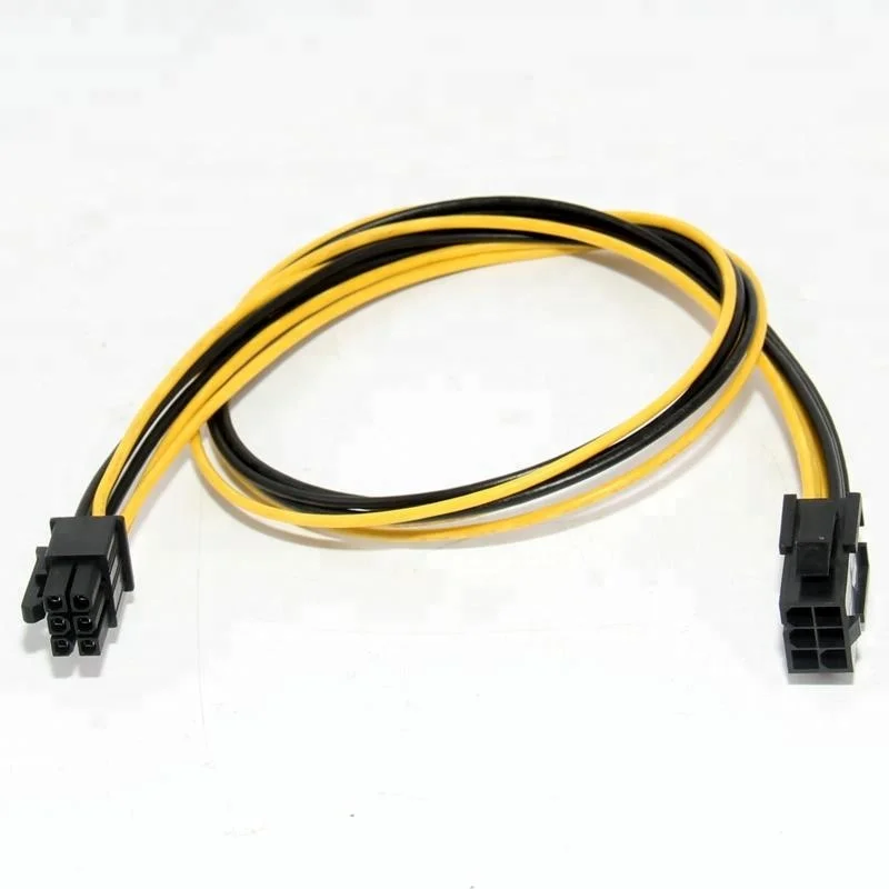 GPU 6 pin to 6 pin PCI Express Power Converter Cable For Video Card PCI E The power supply