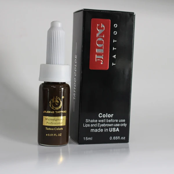 JiDragon 15ml Micro glass bottle Permanent Makeup pigment
