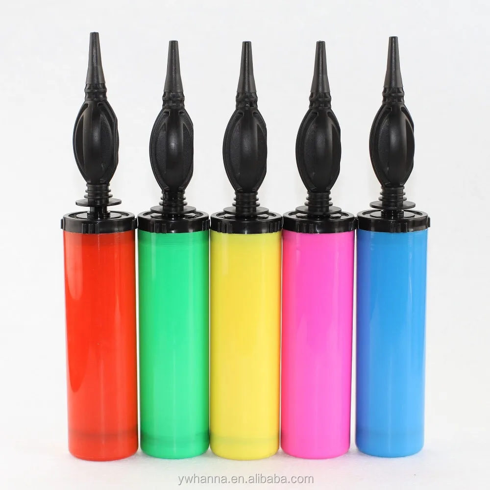 halloween decoration round head balloon hand held air pump