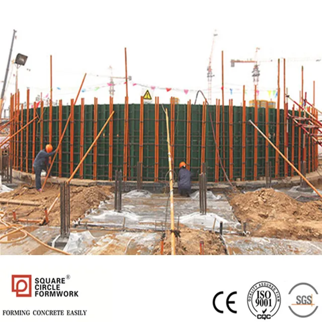
Curved Wall System for Construction 