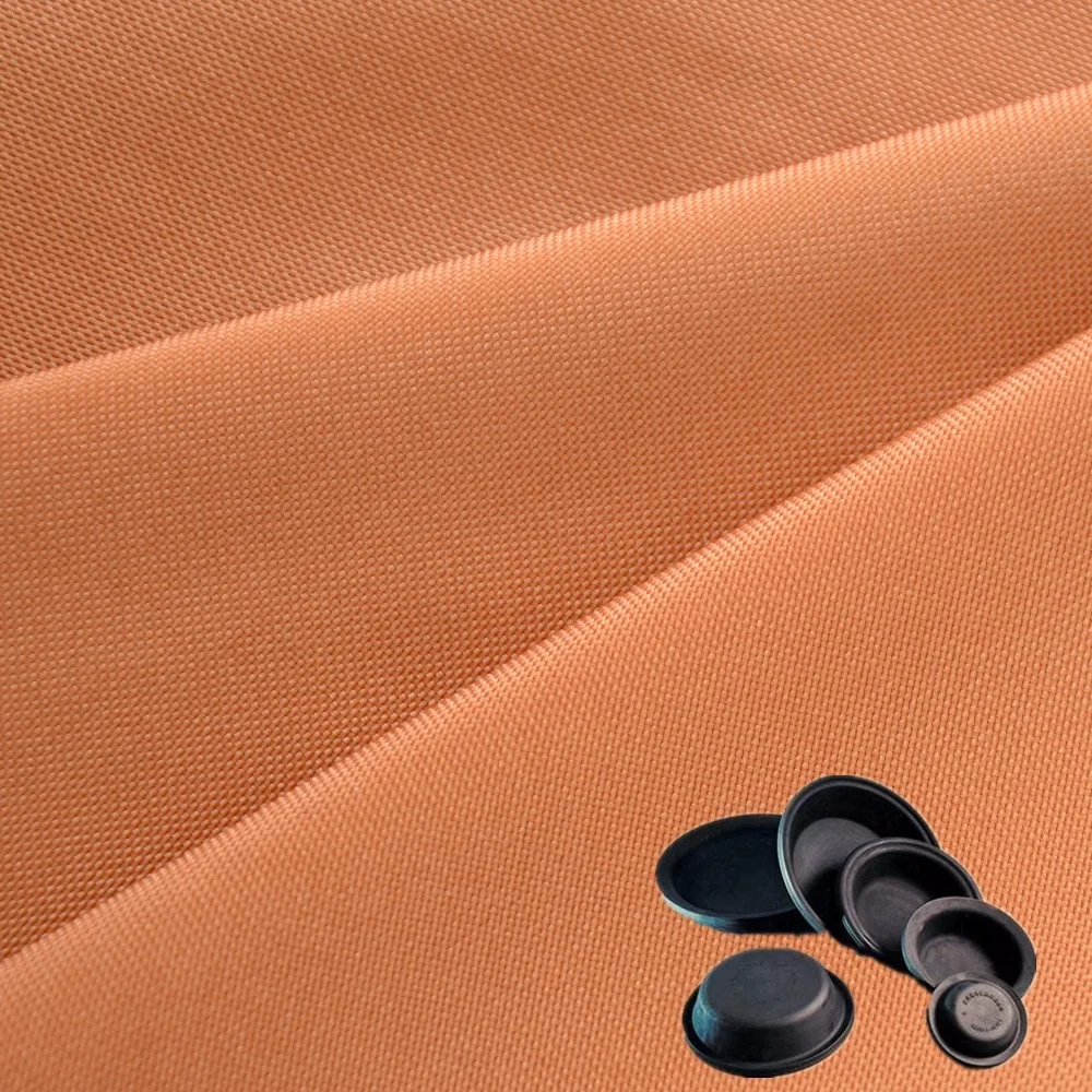 
TX60 NYLON 6 DIPPED RUBBER FABRIC 840D FOR RUBBER DIAPHRAGM AND RUBBER MOULDS 