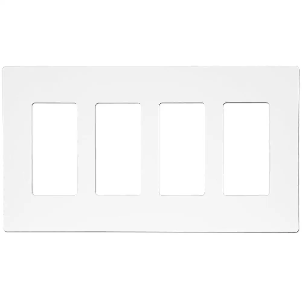 Shanghai Linsky Plastic Electrical White four hole rocker/decora switch covers plastic wall plate