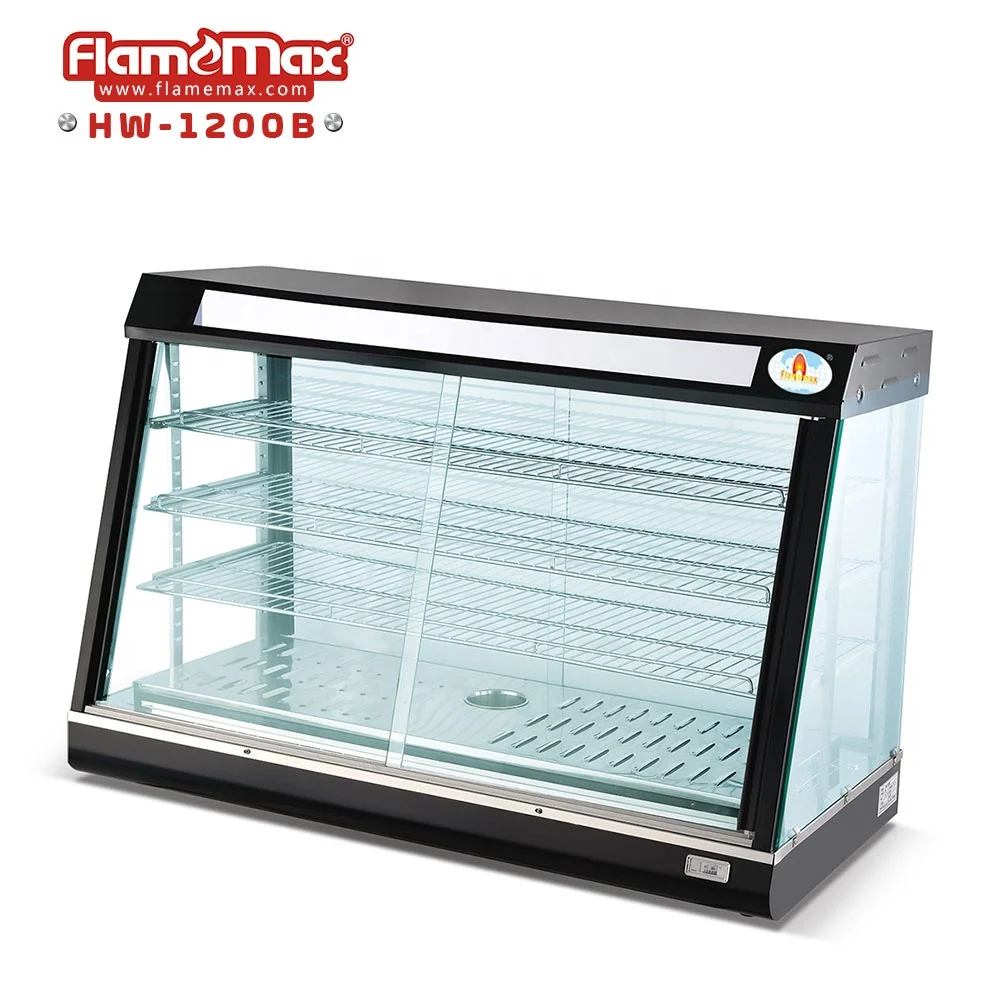 HW-8P Wet and Dry Heating Food Display Warmer Net Type Electric Showcase Counter