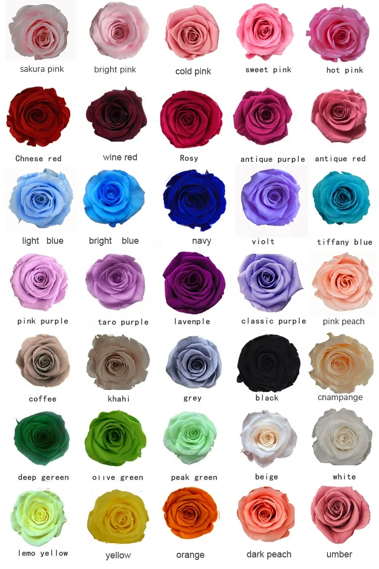 Hot selling low price diy Decorative Flowers  preserved stabilized roses