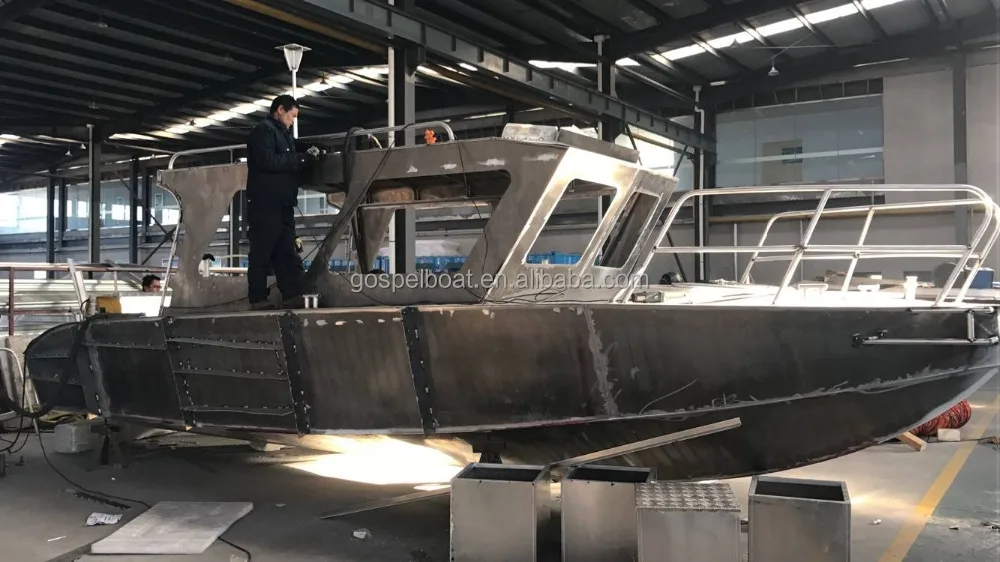 8m aluminum landing craft work boat for sale