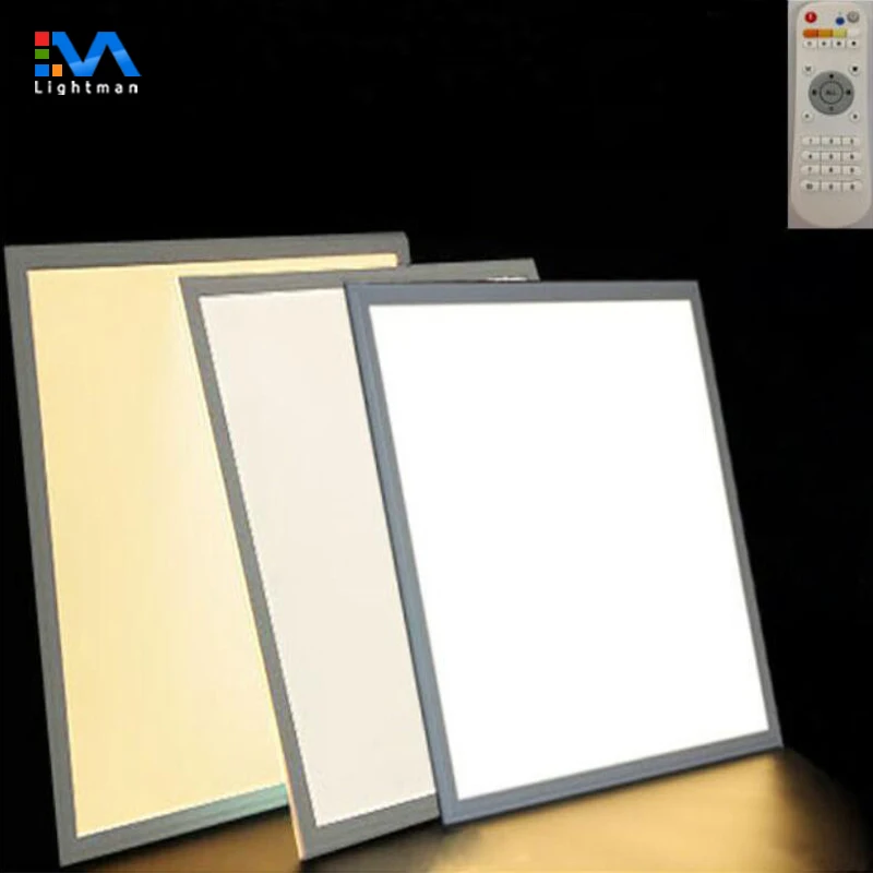 Smart color changing color temperature adjustable dimmable light 40w 48w 60w 600x600 60x60 cct tunable white led panel light