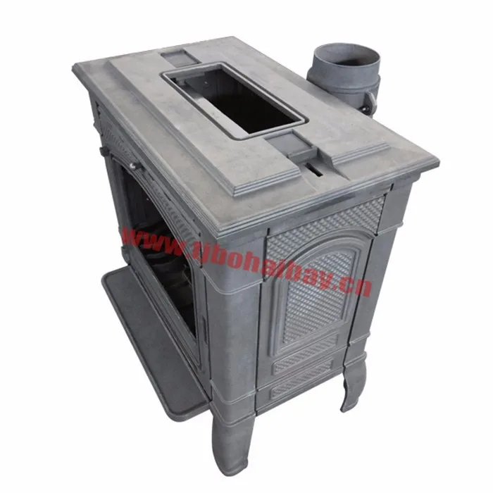 
150mm chimney diameter cast iron burning wood stove 