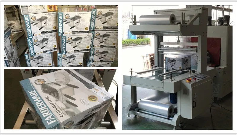 
pe film sleeve tunnel shrink wrapping machine 