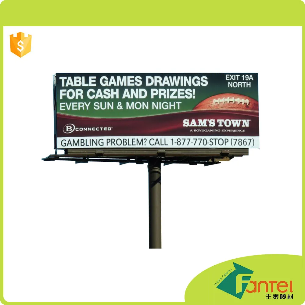 Black Back Material 340gsm Poster Board Banner
