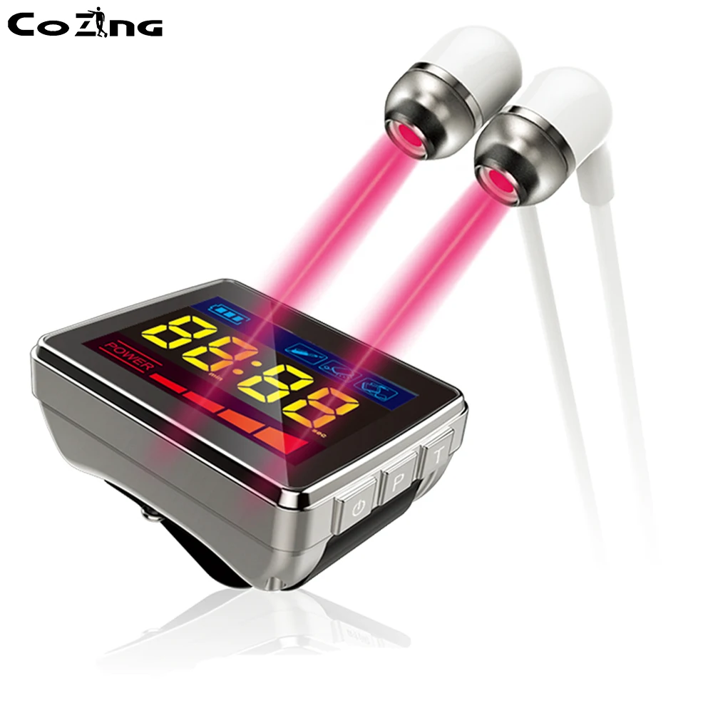COZING 650nm Tinitus /Relief Deafness Laser Treatment Ear Acupuncture Machine