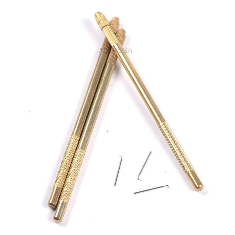 Wholesale copper Wig Needle Ventilating Needles For Wig Making cap needle plate Tools